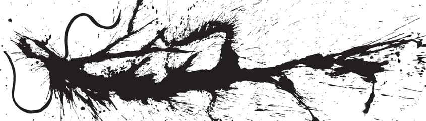 龍　辰年　手書きの毛筆イラスト