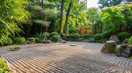 Obraz premium Japanese garden wallpaper