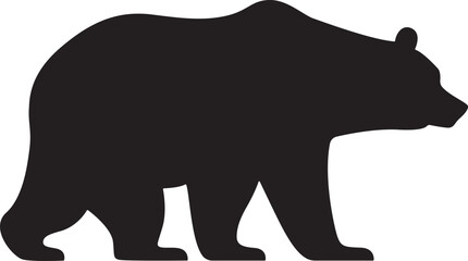 Mama Bear isolated on white background