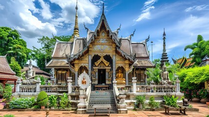 Thailand temple wallpaper