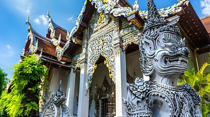 Fototapeta premium Thailand temple wallpaper