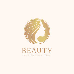 Logo beauty cosmetic for cosmetic products, skin care, beauty salon, spa, beauty center, hair salons, etc.
