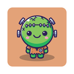 Cute Frankenstein Monster