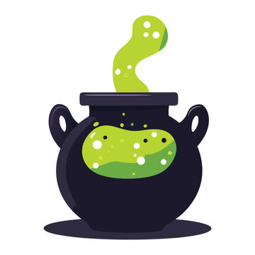 recommend clip art: Boiling Poison Halloween Vector Design Element.