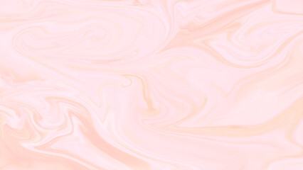 Fototapeta premium Luxury surface light liquid paint abstract marbled background. Pink swirling and wavy liquid paint vector background