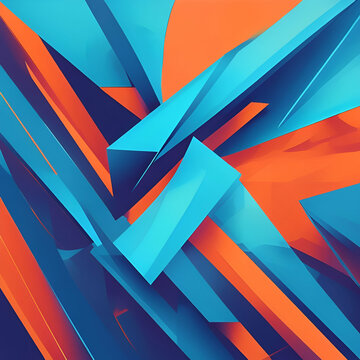 abstract colorful background, art, lines geometric 