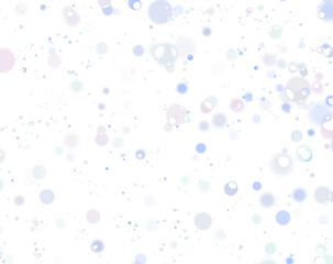 Christmas bokeh. Light silver glitter confetti background. White holiday texture.