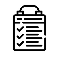 survey results line icon