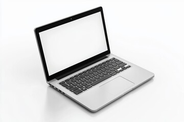 Laptop Mockup on Isolated white background created with Generative AI