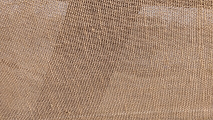 Closeup brown sack texture background. Close up of burlap bag texture background. Vector design.