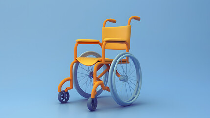 Fototapeta premium Accessibility icon Product Design 3d Cartoon