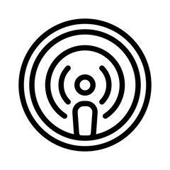 podcast logo line icon