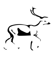 deer silhouette vector