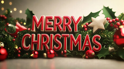 cute Santa Claus and snowman holding merry Christmas sign background and happy new year