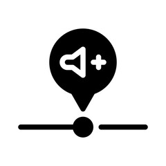 volume glyph icon
