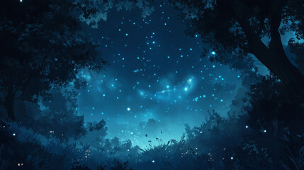 Obraz premium Background tile image of night magic sky palewave, magic 
