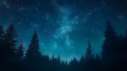 Background tile image of night magic sky palewave, magic
