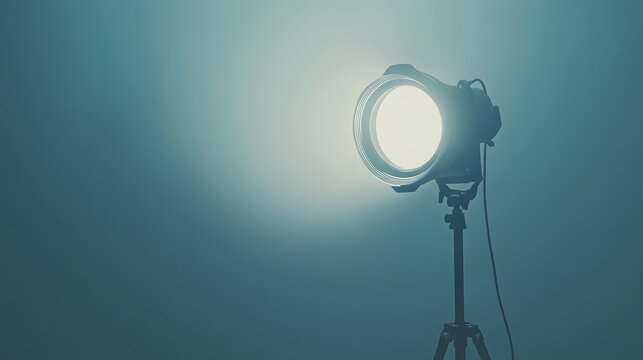 A professional studio light background