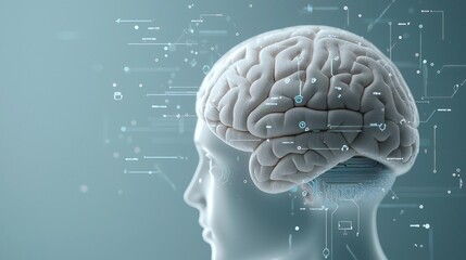 Cognitive science in human-machine interfaces, focusing on the interaction between human thought processes and technology.