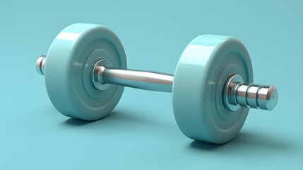 Fototapeta premium Fitness Icon Graphic Design 3D cartoon