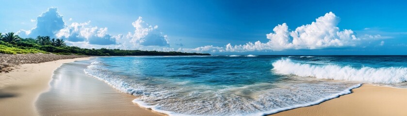 Sunlit Jungle Bounty - Bunch of Ripe Bananas Hang from Tree with Exotic Tropical Vibe