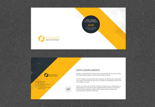 Creative Minimal Clean Compliment Card