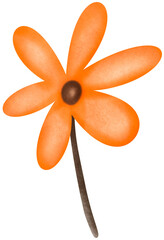 orange flowe