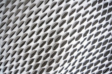Texture of corrugated white paper for safe transportation, in which the goods brought by the...