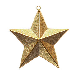 Fototapeta premium Solid Gold Star Ornament
