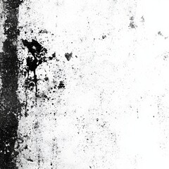 Obraz premium Black splatter on white