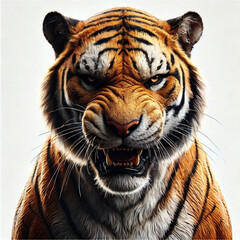 Fototapeta premium 怒った虎[generativeAI]