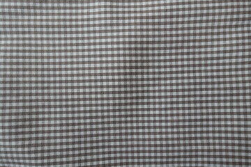 Background - cotton fabric with grey and white gingham pattern