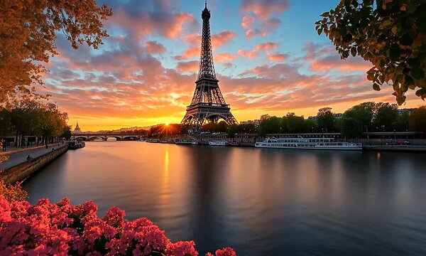 Eiffel Tower Sunrise