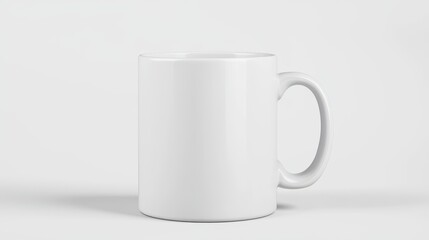 Fototapeta premium White Coffee Mug Mockup Isolated on White Background