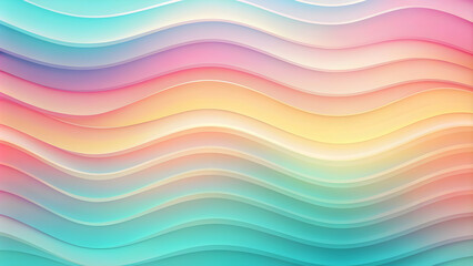 Abstract pastel color gradient background with wavy patterns, abstract, pastel, color gradient, background, wavy, soft