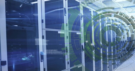 Image of scope with data processing over computer servers