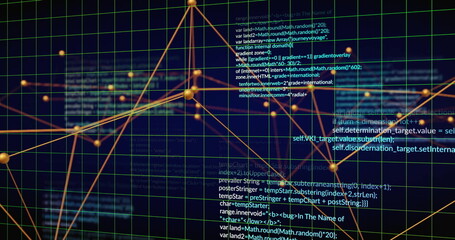 Image of scientific data processing over network of connections
