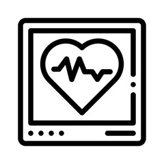 heartbeat line icon