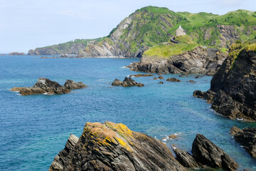 View of the Atlantic Ocean, Ilfracombe, Devon, UK