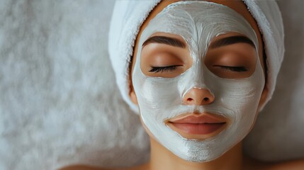 Fototapeta premium Radiant Beauty Woman Embracing Wellness Moment