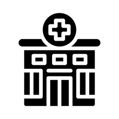 Obraz premium healthcare glyph icon