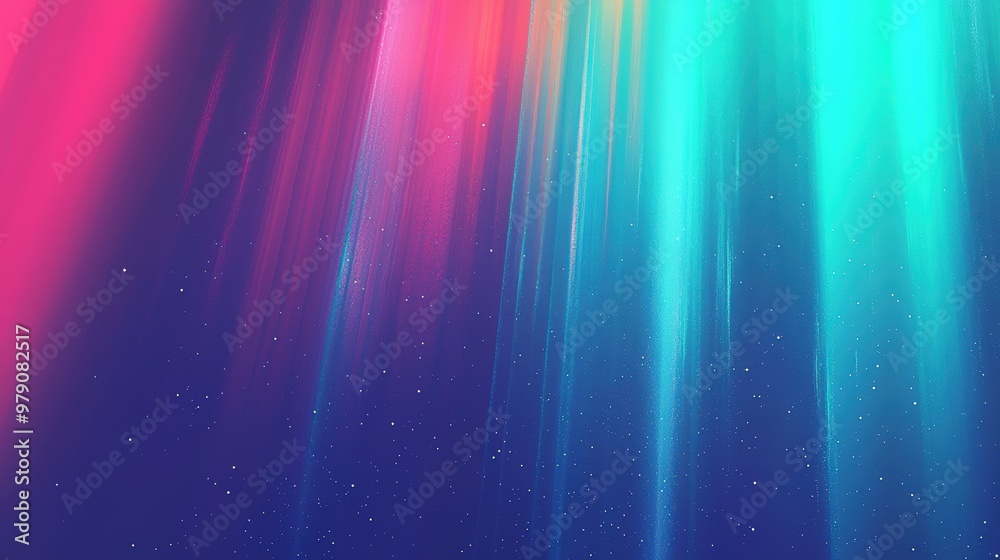 Poster abstract background with neon colors