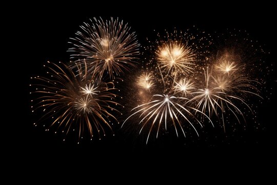 Fireworks celebration outdoors night.