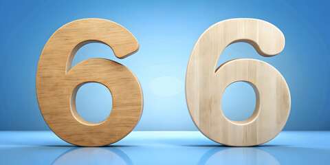 Concept of 6 and 9 from opposite and different perspectives, numbers, six, nine, opposite, different, perspective, twist