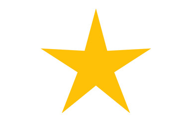 Fototapeta premium outline art of Star isolated on white background