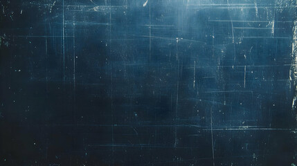 Obraz premium Scratched Blue Surface Texture Background, a Detailed View of Aged and Worn Material