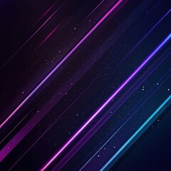 Neon Lines & Stars