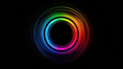 Colorful abstract ring