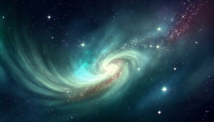抽象的な宇宙のペイント