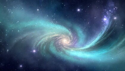 抽象的な宇宙のペイント